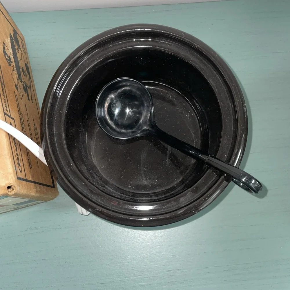Rival 8204 IC Hot-Topper Ice Cream Topping Warmer With Ladle—-MISSING‎ LID